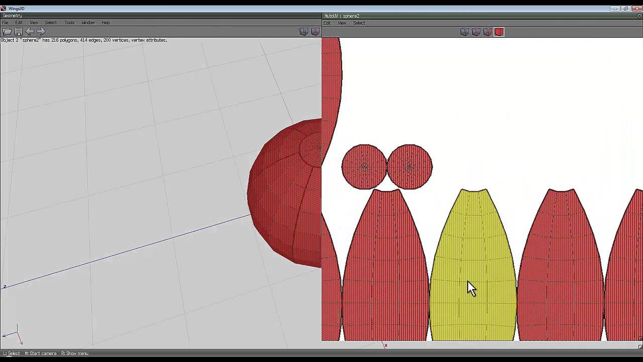 Wings 3D - UV mapping primer part 5 - by David Brinnen.