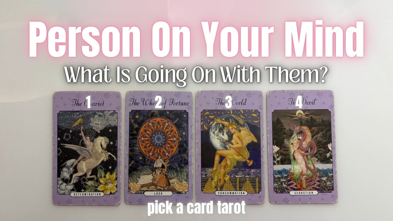 Pick a card⛈️What&rsquo;s Going On With Them? Any Person On Your Mind (Timeless Tarot Reading)