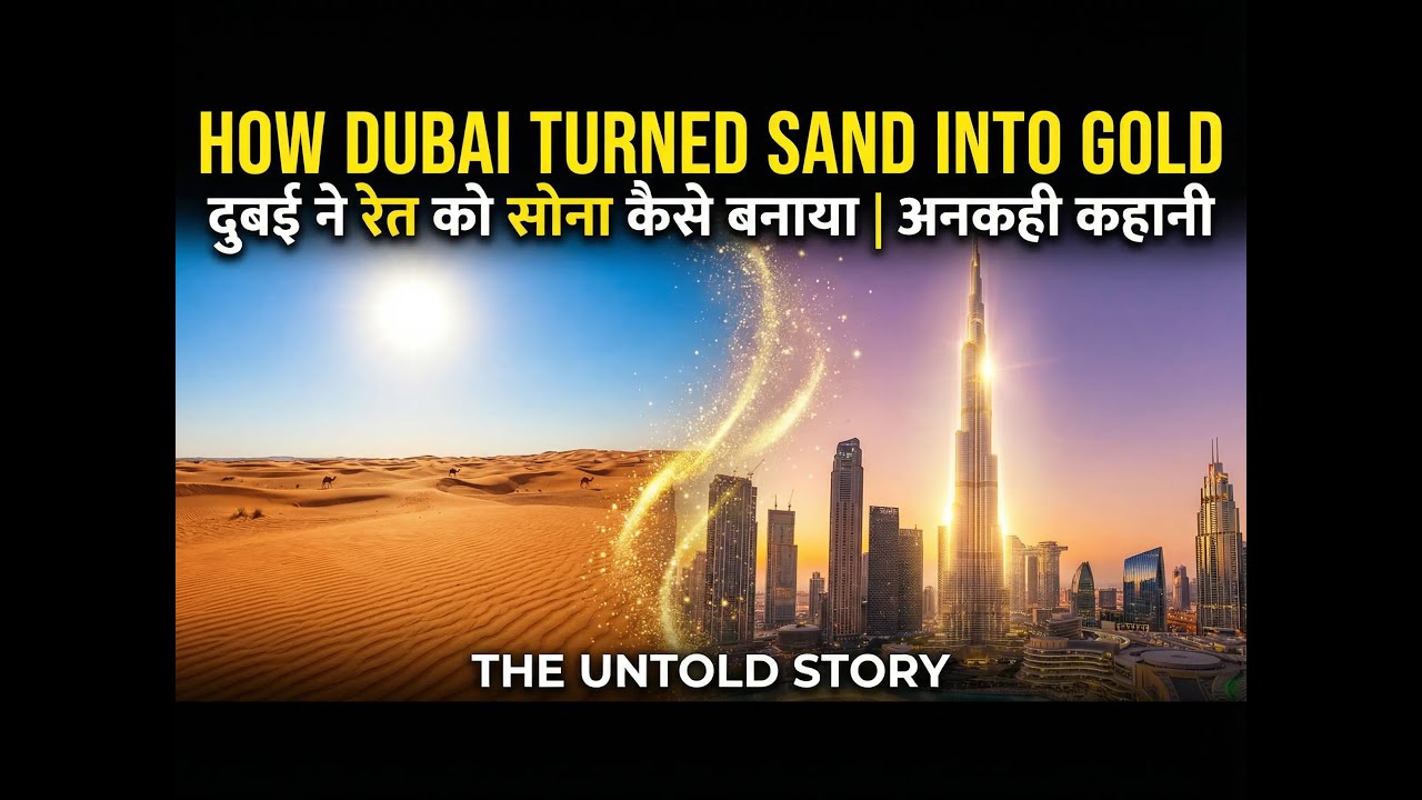 दुबई  भविष्य का शहर कैसे बना || How Dubai Turned Sand into Gold | The Untold Story