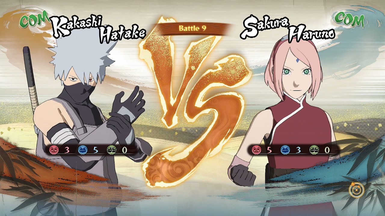 Naruto Shippuden: Ultimate Ninja Storm 4, Kakashi Hatake VS Sakura Haruno!