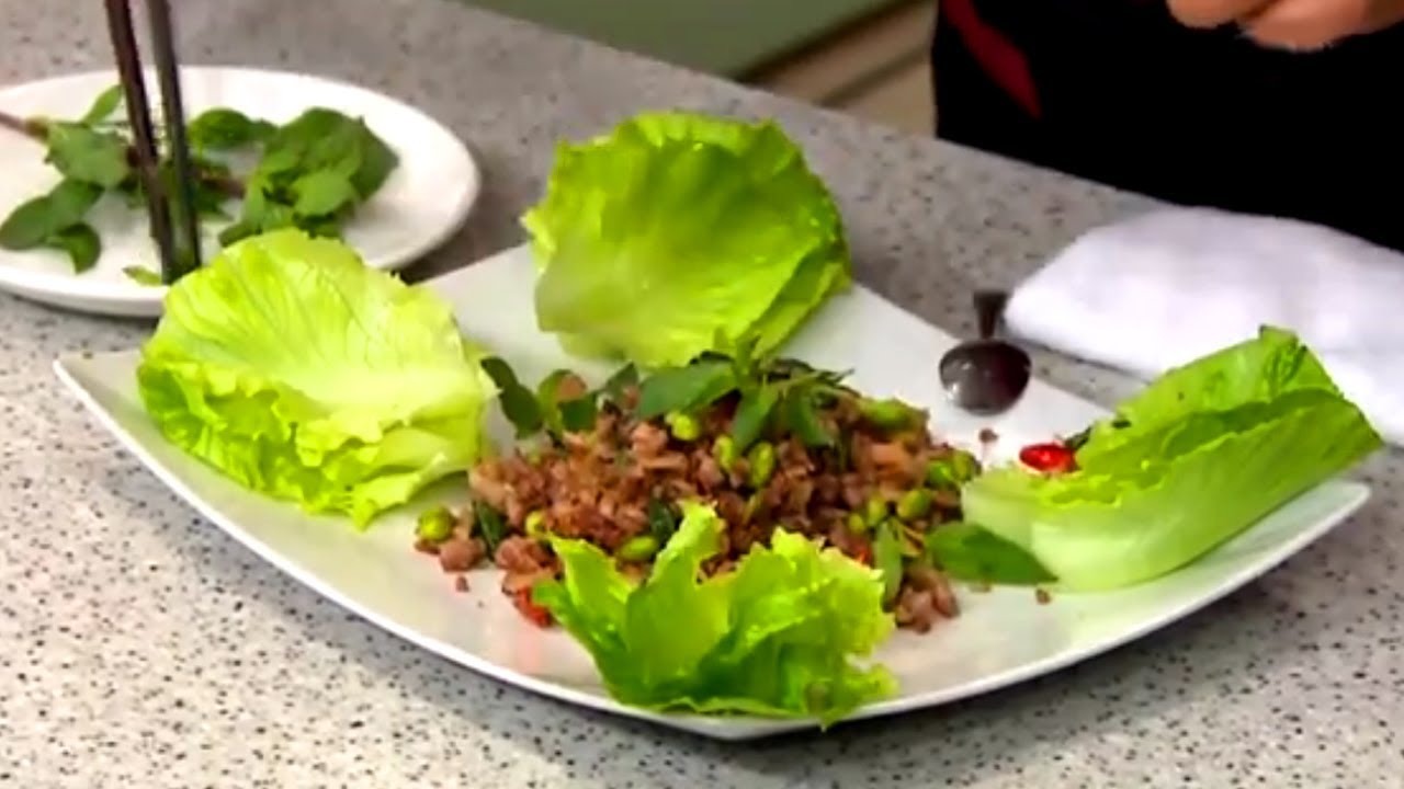 睇片學煮餸 | 泰式辣肉生菜包 | 三姐
