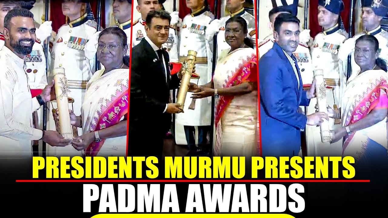 President Droupadi Murmu presents Padma Awards at Rashtrapati Bhavan | New Delhi | PM Modi