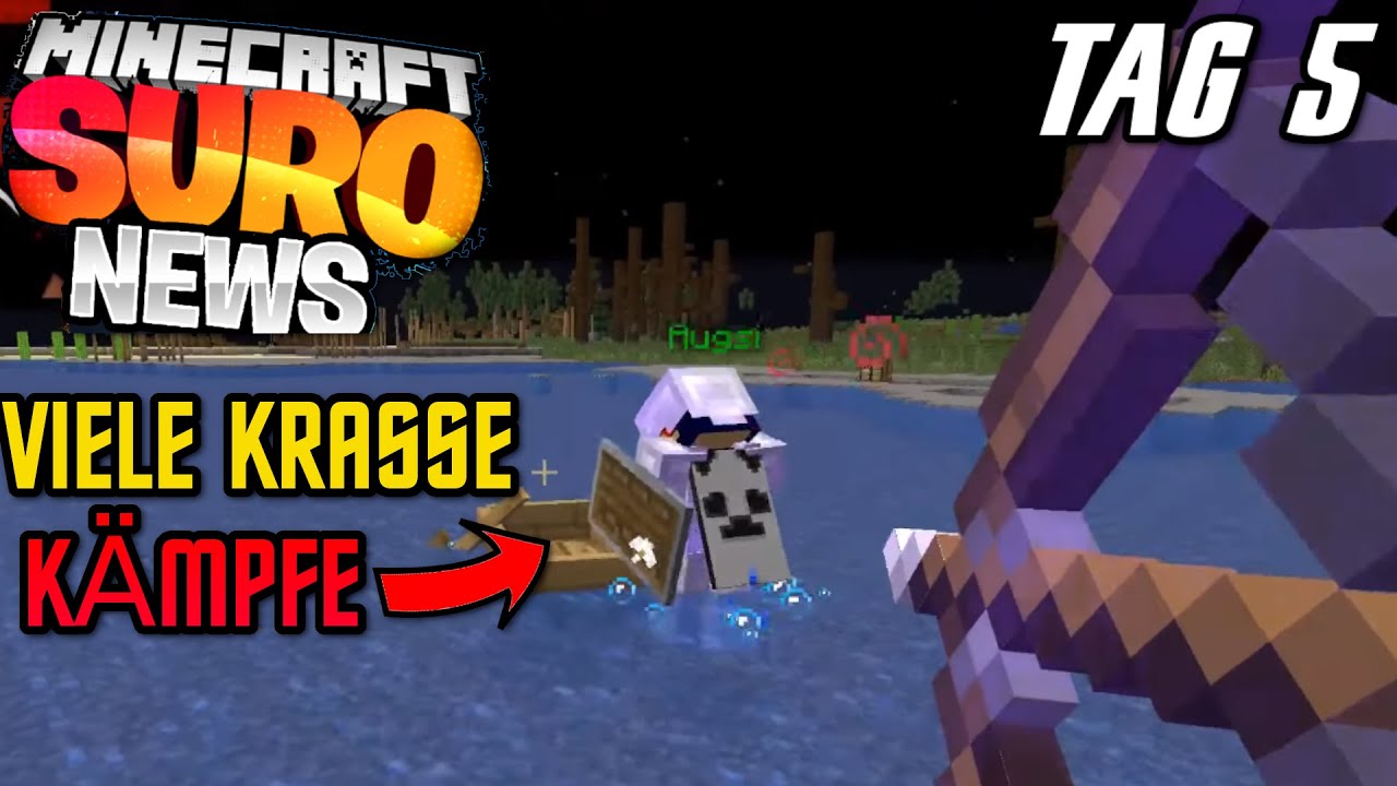 Minecraft SURO News TAG 5 | WEITERE 8 TODE 🔥 | Viele krasse K&auml;mpfe 🔥