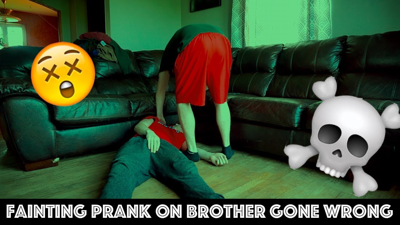 Fainting Prank on Brother GONE WRONG