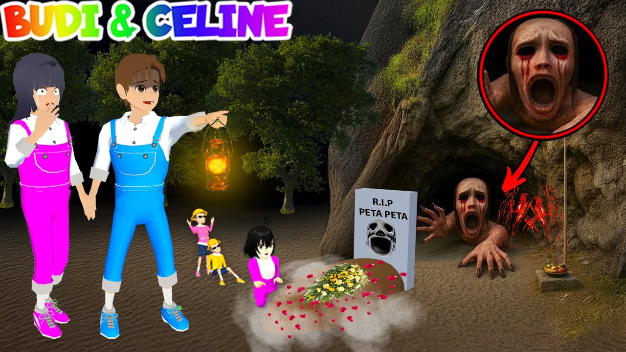 Yuta Mio Menemukan Kuburan Hantu Peta Peta Di Kota Sakura😱 | Celine Takut😱
