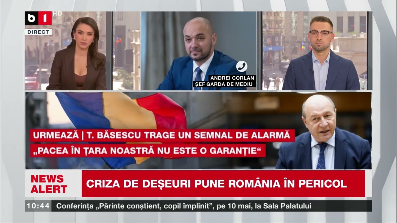 ROMÂNIA, LA UN PAS DE CRIZĂ ECOLOGICĂ. A  CORLAN, ȘEF GARDA DE MEDIU, CU DETALII_Știri B1TV_18 mar.
