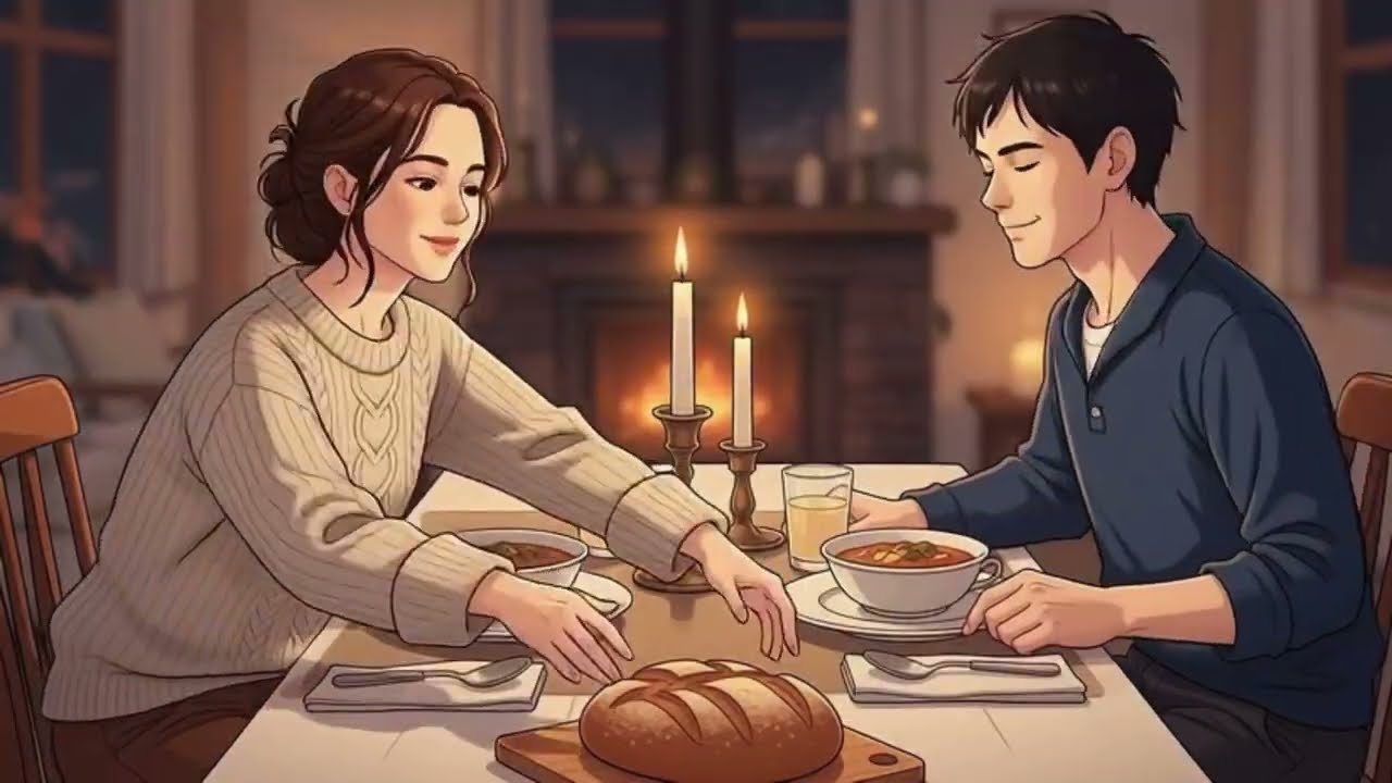 Slow Living in the Mountains Making Hearty Vegetable  | Ghibli-Style Video