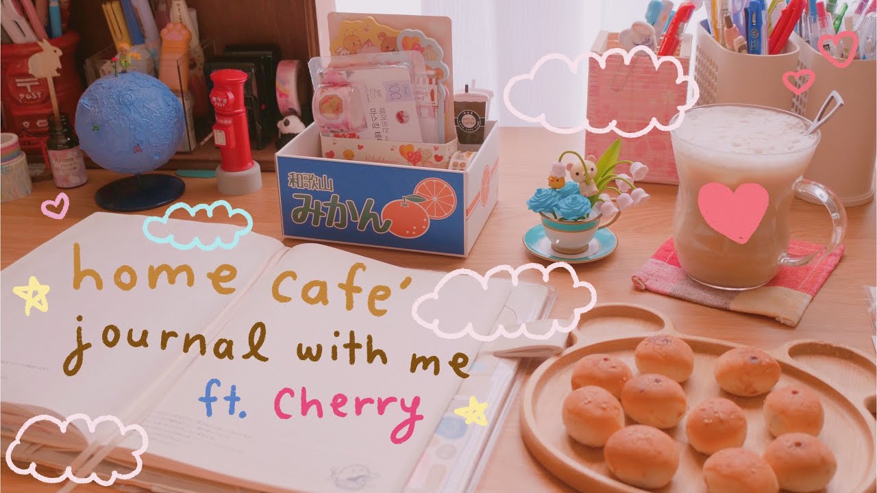 Home Cafe Journaling with Hamstergampoong ☕️ | Earl Grey Milk Tea  🍵| Rainbowholic