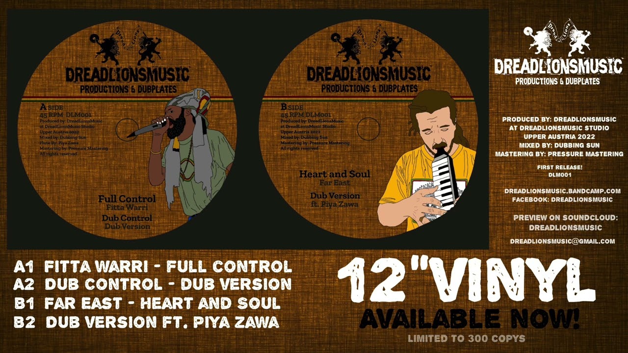 DreadLionsMusic ft. Fitta Warri - Full Control (DLM001-First Release)