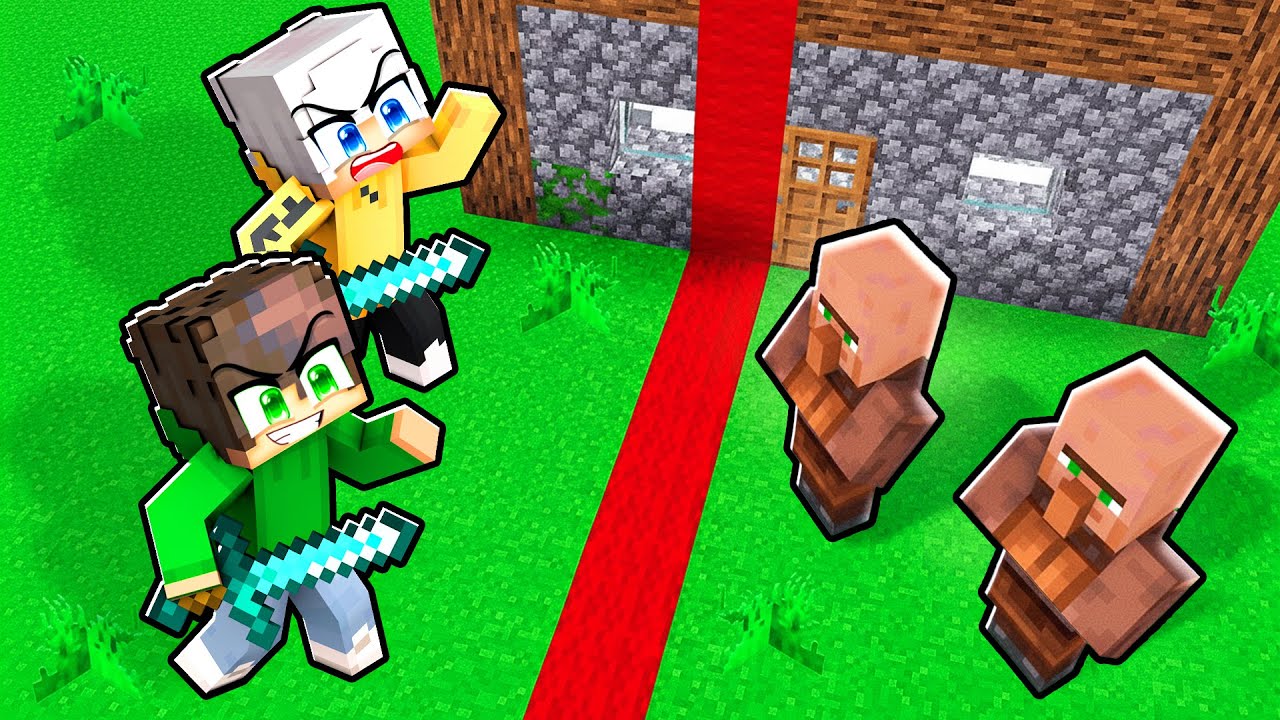 I VILLAGER hanno DIVISO in DUE il VILLAGGIO in Minecraft