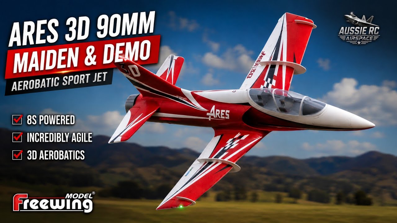 Maiden Flights: Freewing Ares 3D 90mm 8S Sport Jet