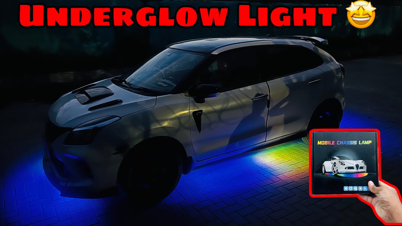 Installing Underglow Light in Any Car 😍 | Baleno Modification | Underbody Light | Techno khan