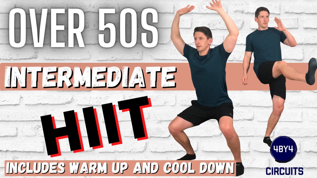 Over 50s Intermediate  HIIT | Full Body | Cardio Workout