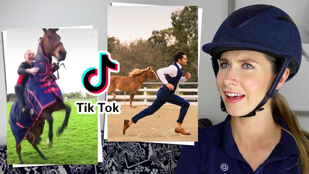 КОННИК РЕАГИРУЕТ НА ВИДЕО С ЛОШАДЬМИ В TIKTOK!