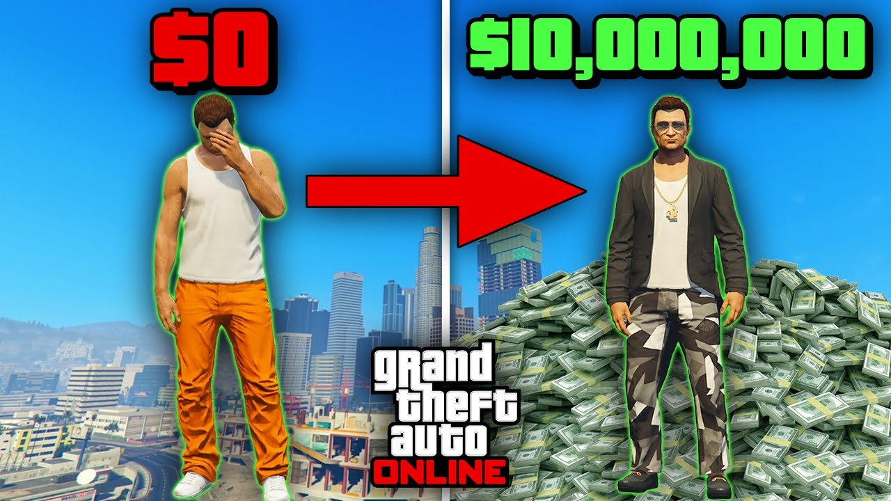How I Turned $0 into $10 Million as a Level 1 in GTA Online