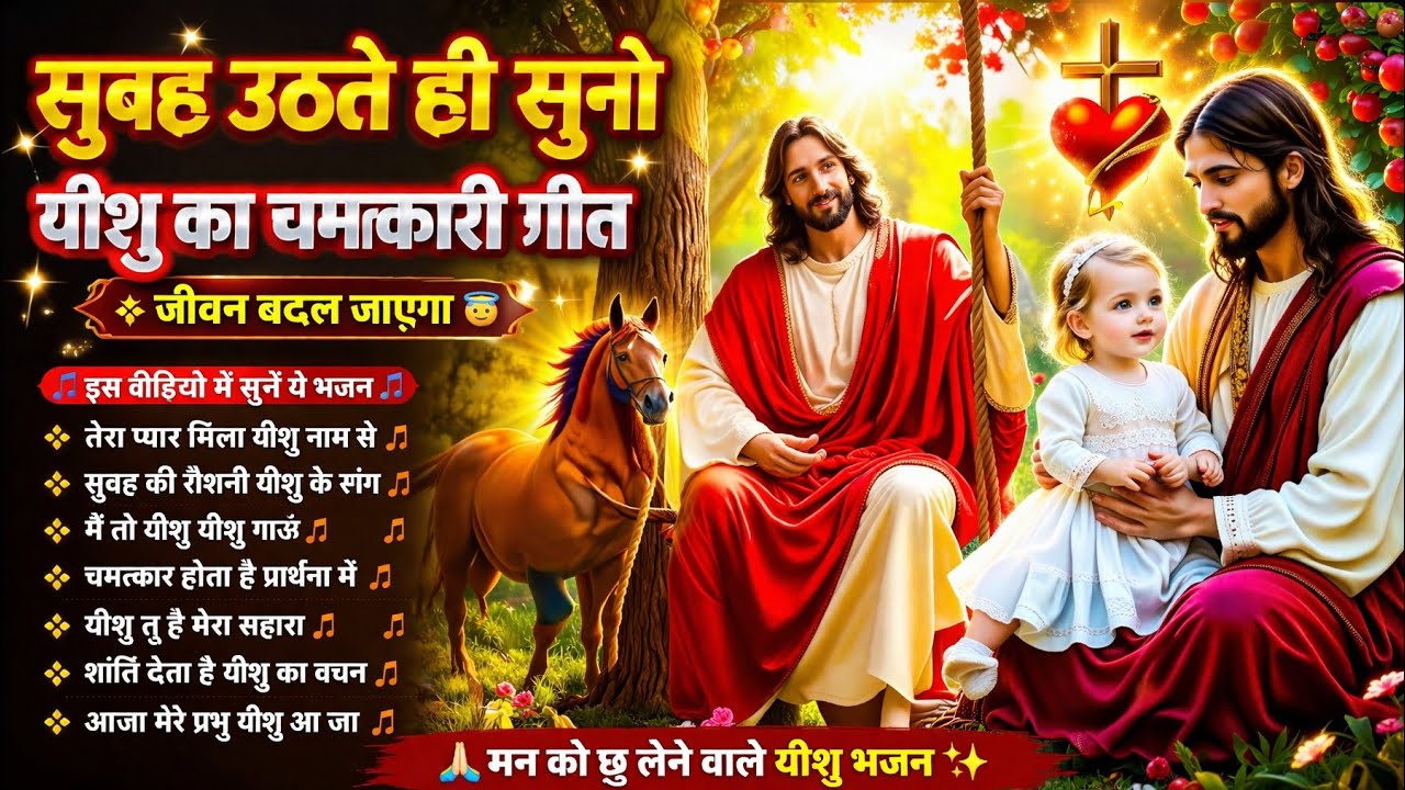 12 Min Nonstop Yeshu Bhakti Geet | आज का दिन यीशु के नाम | Nonstop Worship Collection | 