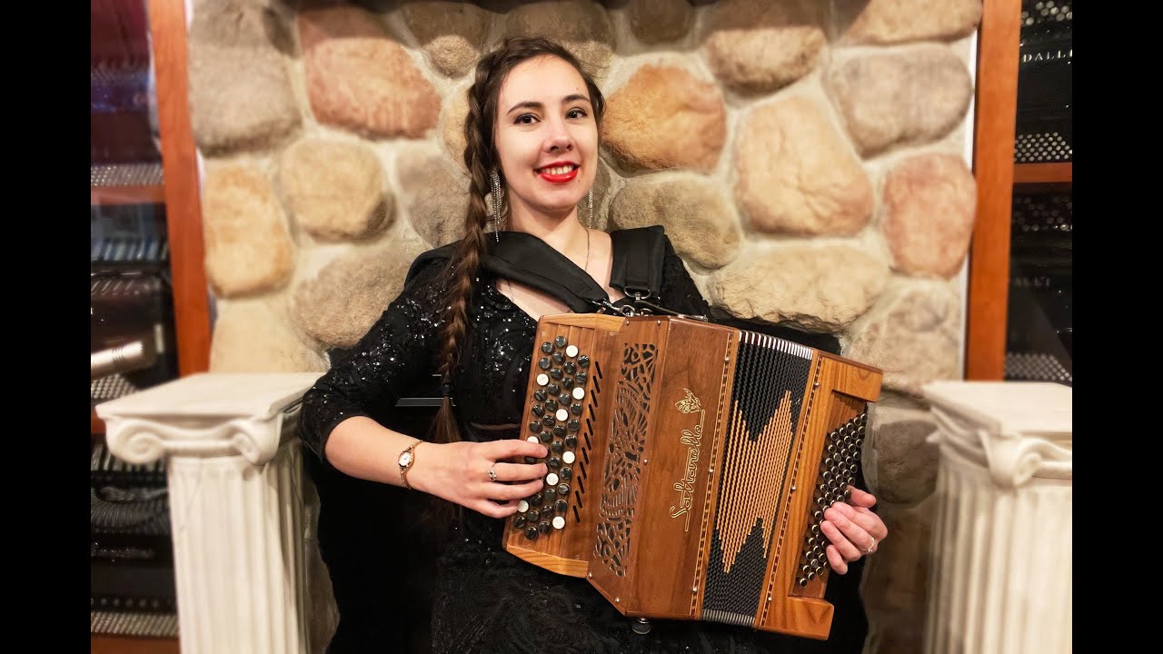 5772 - Certified Pre-Owned Cherry Saltarelle Chaville Chromatic Button Accordion C MM 48 60 $3999