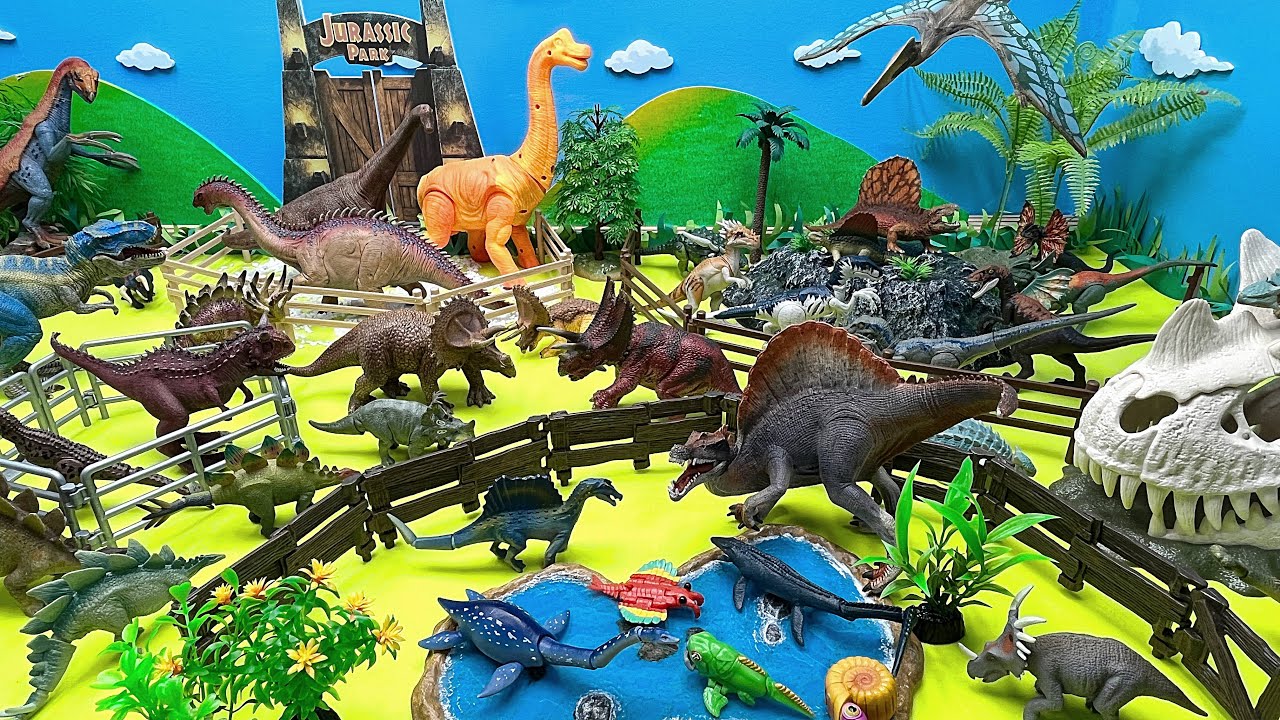 Welcome To The Jurassic Park | DIY Dinosaur Zoo | Tyrannosaurus Spinosaurus Stegosaurus