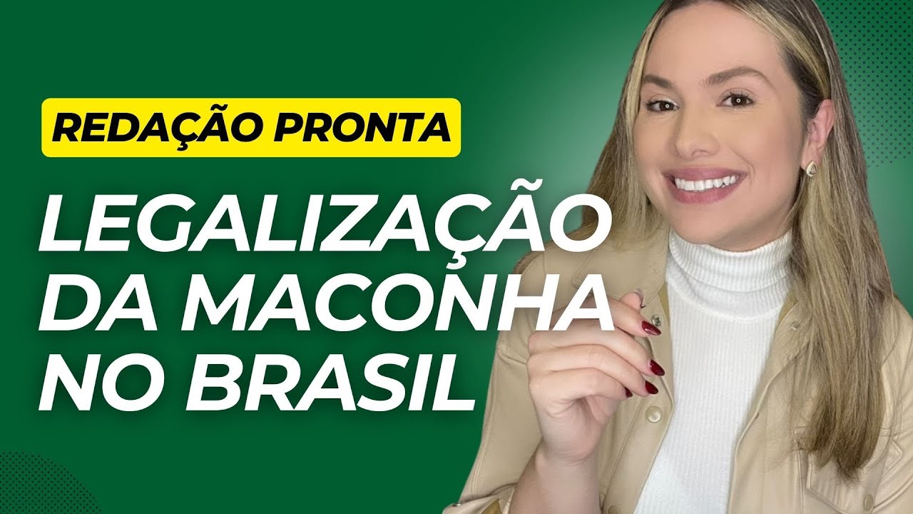 Redação sobre a Legalização das drogas no Brasil