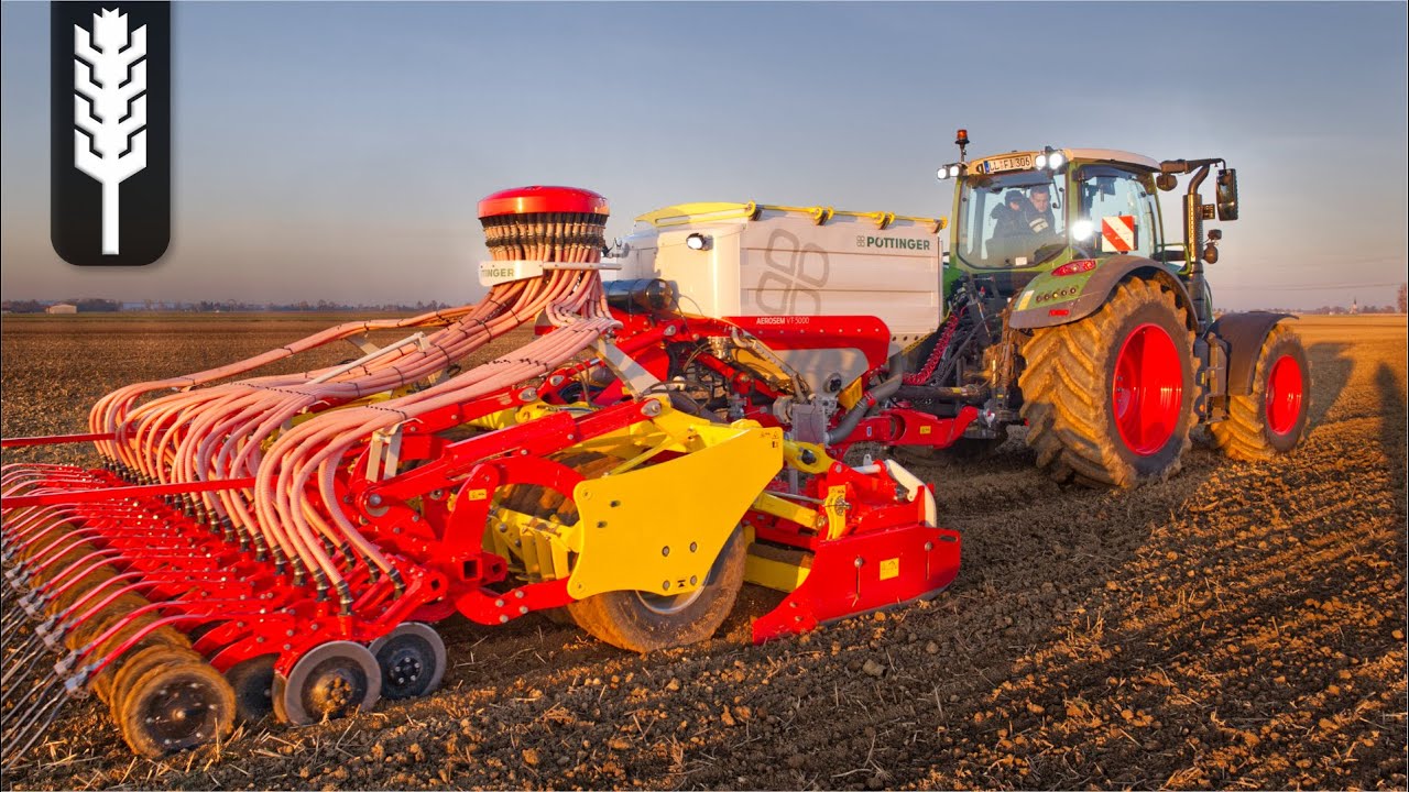 Vorstellung | Pöttinger Aerosem VT 5000 | Fendt ONE | Agrarvideos Schwaben