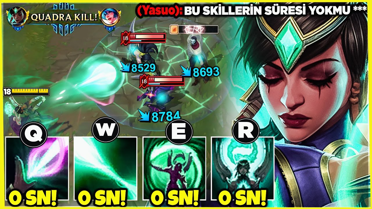 %123 YETENEK HIZI KARMA !! TÜM SKİLLER 0 SANİYE !!