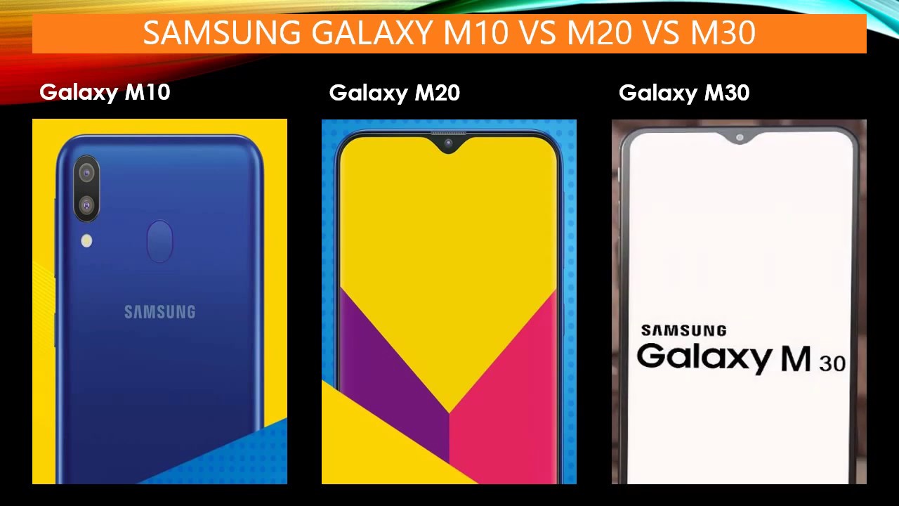 Samsung Galaxy M10 vs M20 vs M30 Comparison