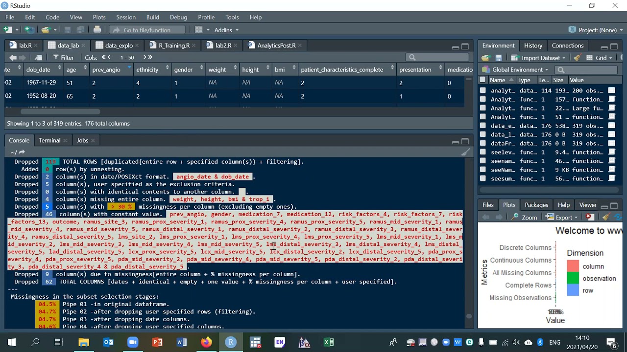 0005-First report when clueless about a new dataset