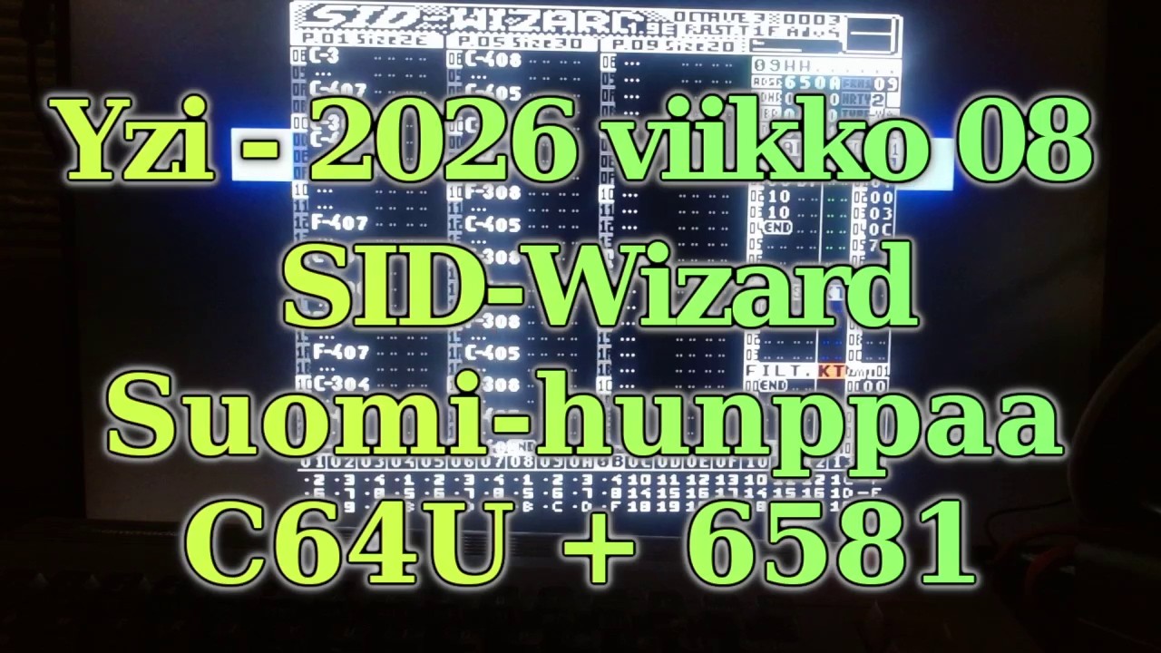 Yzi - 2026 viikko 08 SID Suomi-hunppaa KOMMANDOORE 64