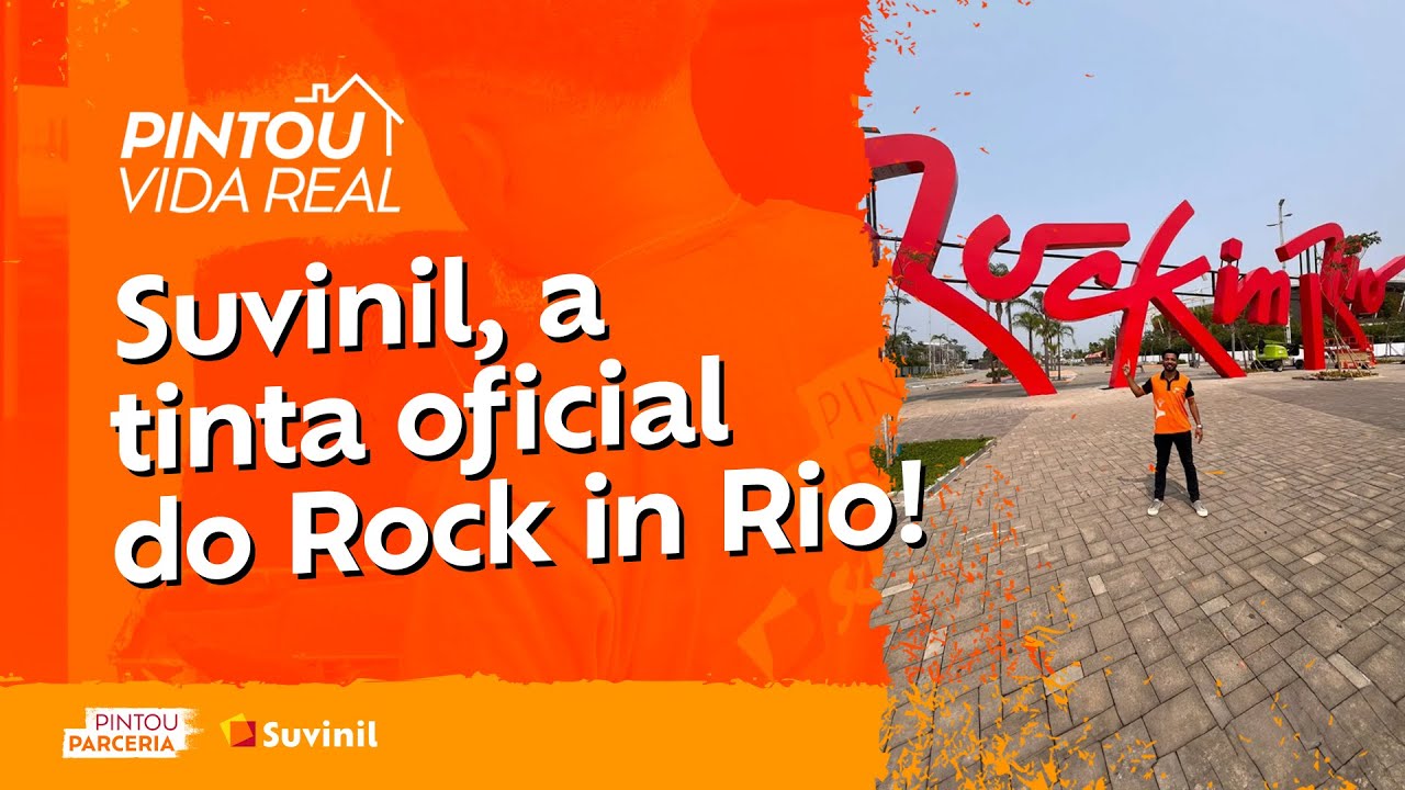 Fui convidado pela Suvinil para pintar no Rock in Rio 2024 | Pintou Vida Real