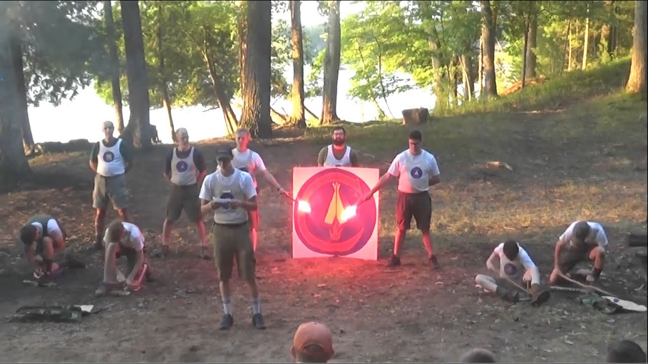 T516 Firecrafters: 2019 Closing Campfire, Camp Blackhawk, Owasippe Scout Reservation