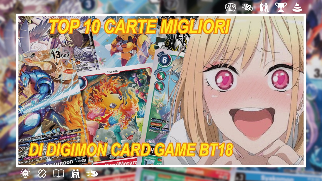 Le CARTE DIGIMON più BELLE dell'ESPANSIONE BT18