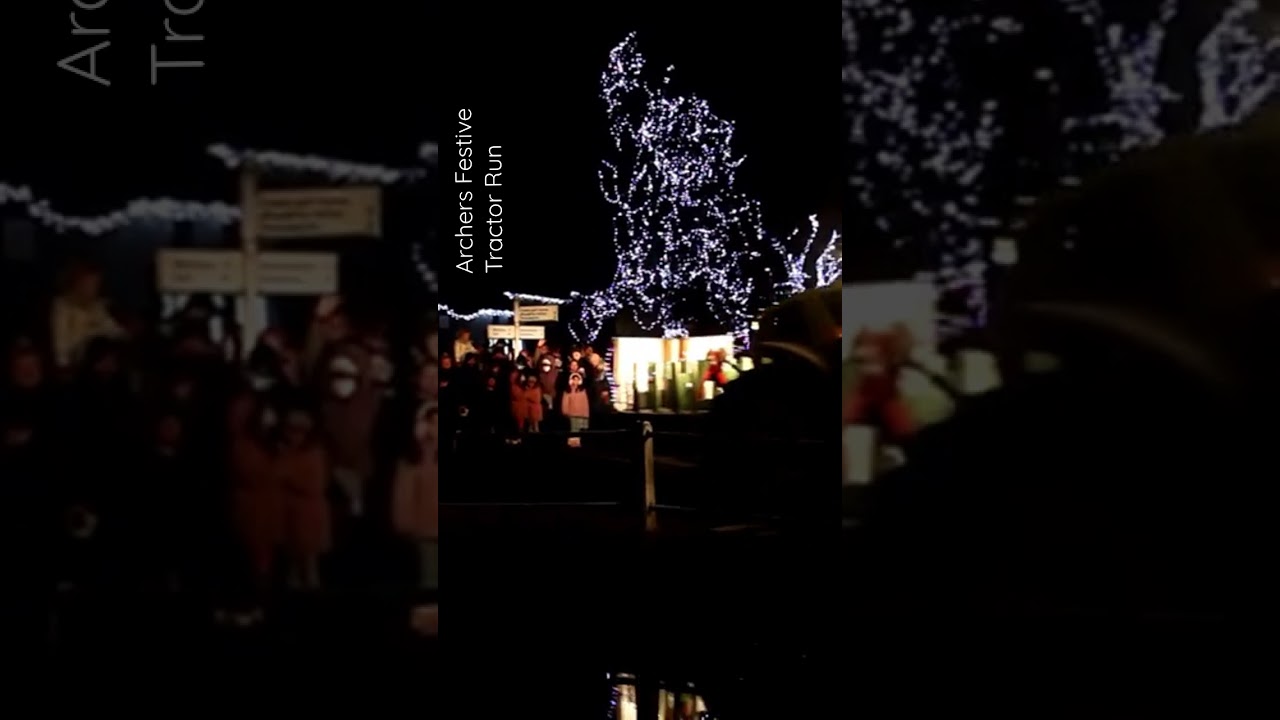 Archers Festive Tractor Run, if your happy and you know it clap your hands.