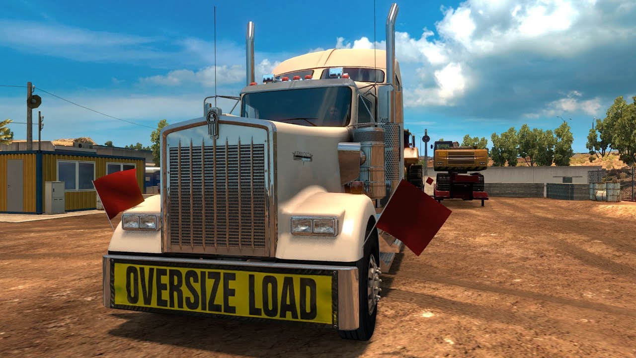 American Truck Simulator - Bulldozer - Heavy Cargo Gameplay (PC HD) [1080p60FPS]