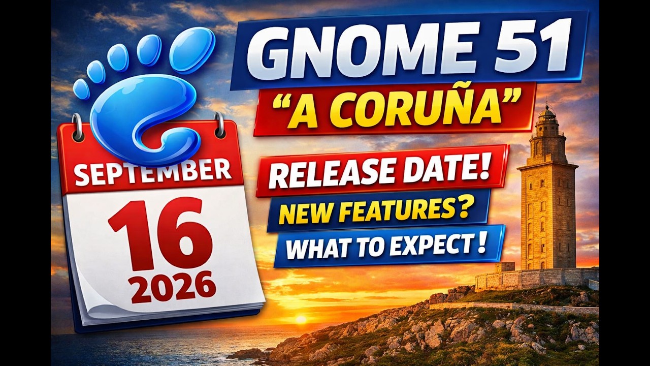 Анонсирован GNOME 51 &laquo;A Coru&ntilde;a&raquo;! Дата выхода, расписание и чего ожидать.