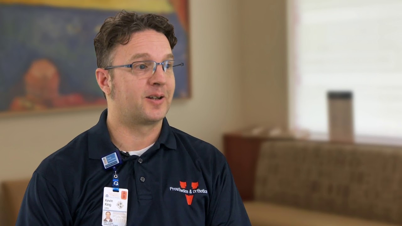 Certified Prosthetist and Orthotist Kevin King