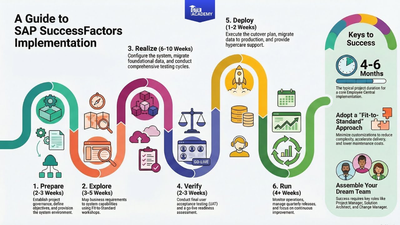 SAP SuccessFactors Implementation Guide | 6-Step Project Plan & Best Practices