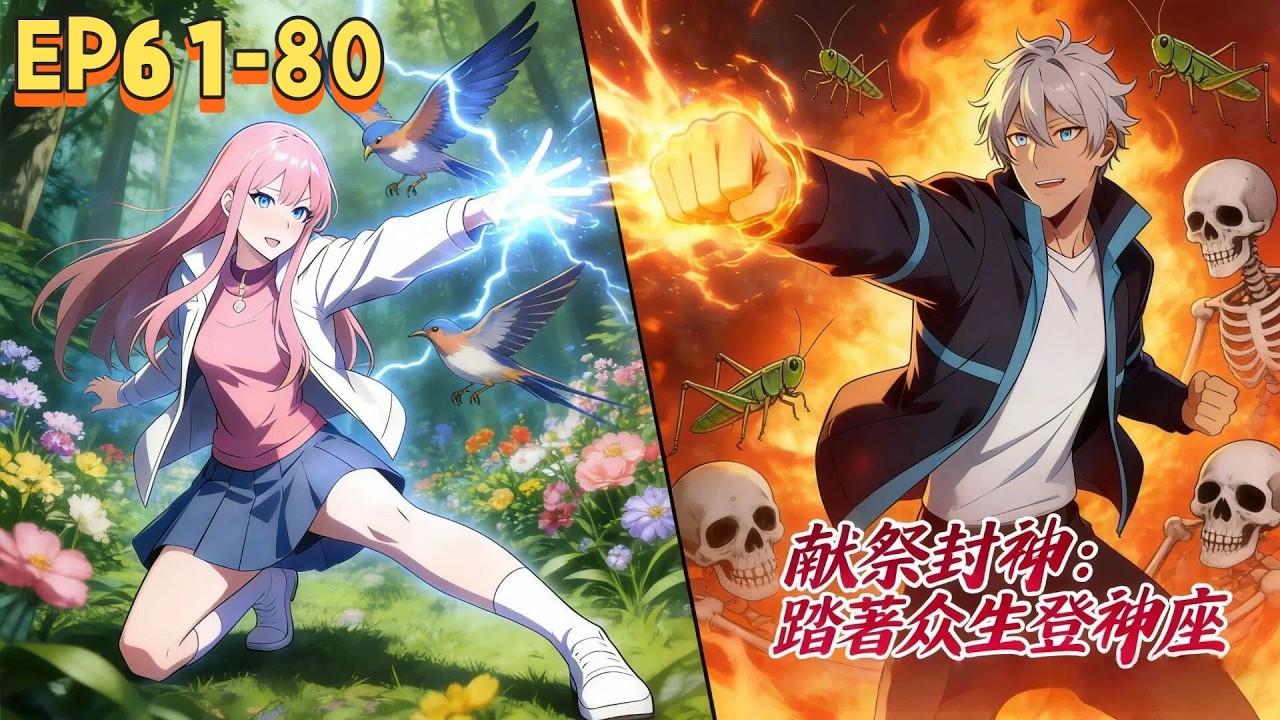 🔥 MULTISUB【獻祭封神：踏著眾生登神座】EP61-80｜黑暗成神 × 獻祭流系統啟動神力指數暴漲、眾神被迫低頭高能碾壓！🎥1080P#系統流 #爽番動畫 #國漫