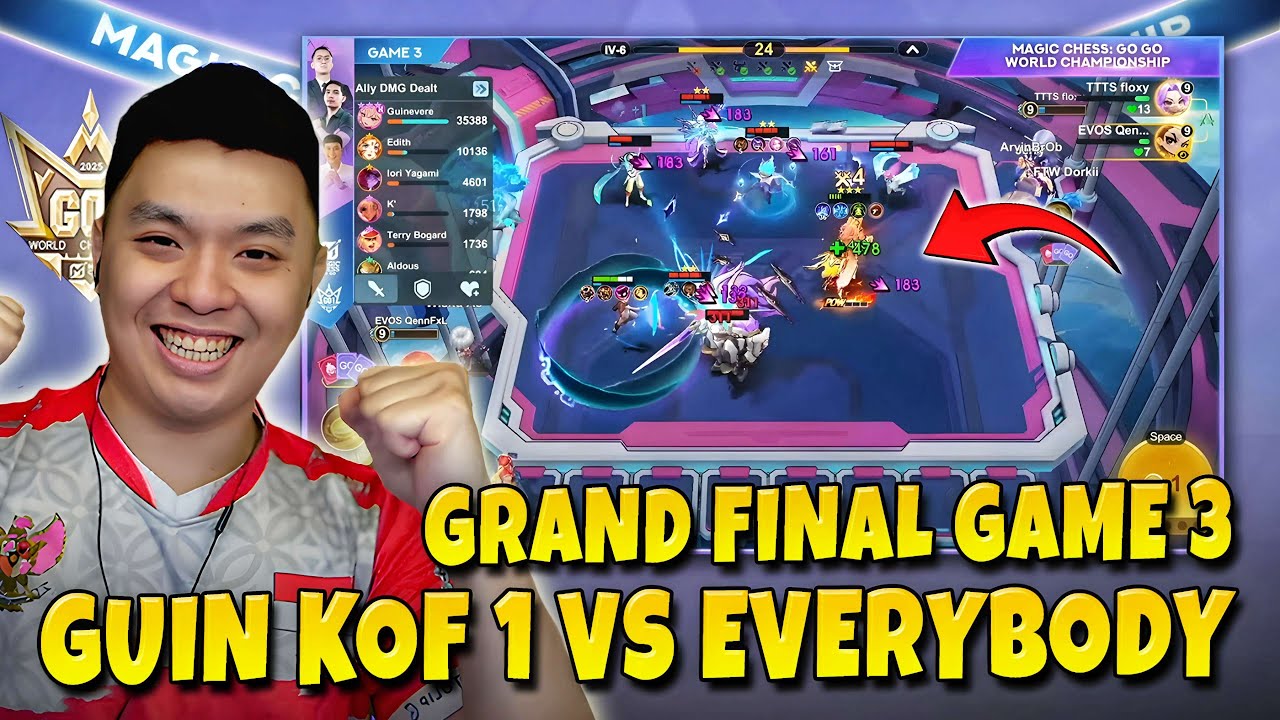 GRAND FINAL GO 1 MAGIC CHESS GOGO CHAMPIONSHIP MATCH 3 | GUIN MASIH TERLALU STRONK !!