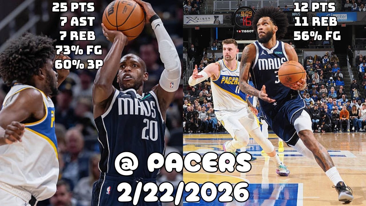 Middleton and Bagley Continue to Be Great | Dallas Mavericks Team Highlights vs Pacers (2/22/2026)