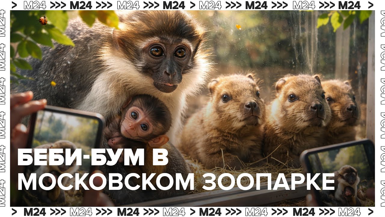 Беби-бум в Московском зоопарке: за год родились 600 детёнышей