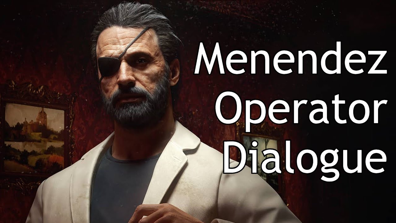 Vanguard Zombies - Menendez Operator Dialogue