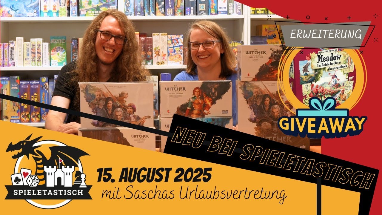 Neu bei spieletastisch.de - 15. August 2025