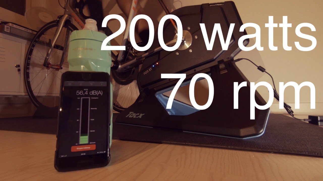 Testing Tacx Neo 2T Noise Levels