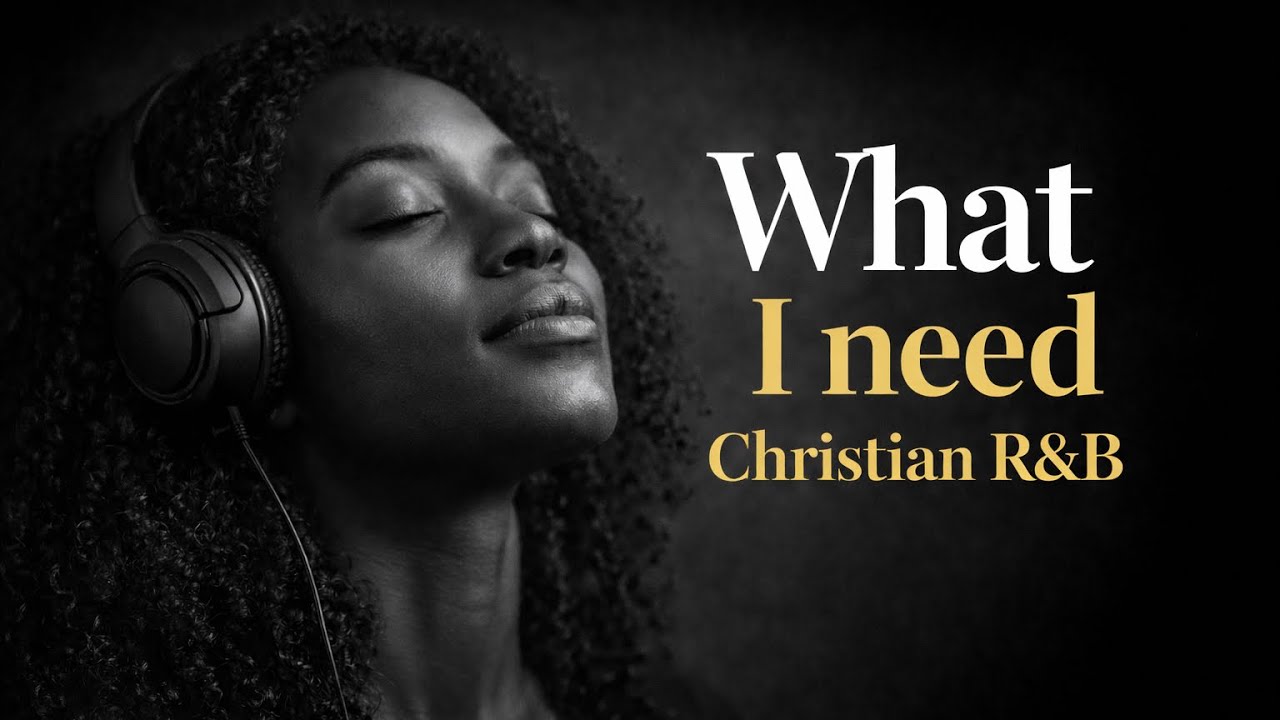 What I Need | Christian R&B Worship Song | Soulful Gospel R&B