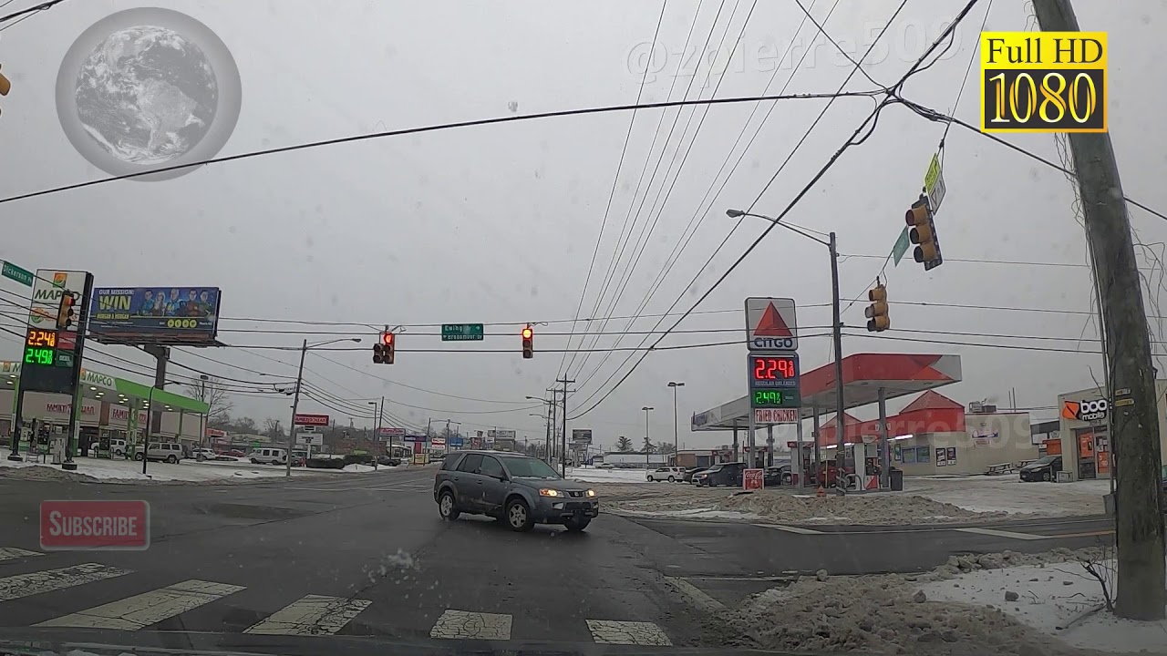 DICKERSON PIKE NASHVILLE TN DRIVING SNOW 2021