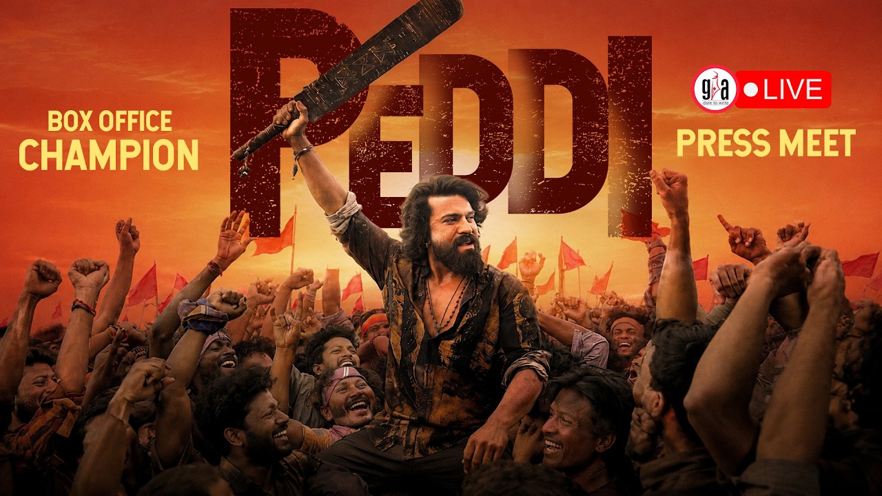 Peddi Box Office Champion Press Meet Live | Ram Charan | Buchi Babu | Janhvi Kapoor |greatandhra.com