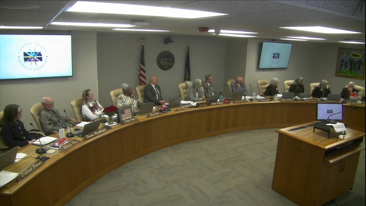 Kansas State Board of Education Meeting | December 10th, 2025