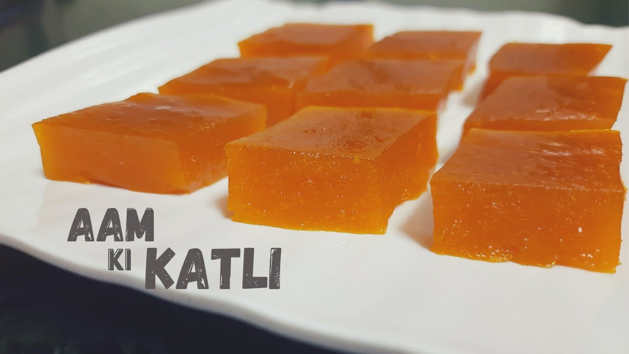 Mango Katli/Barfi with JUST 2 INGREDIENTS│सिर्फ २ सामग्रियों से बनाये आम की कतली/बर्फी हलवाई जैसे