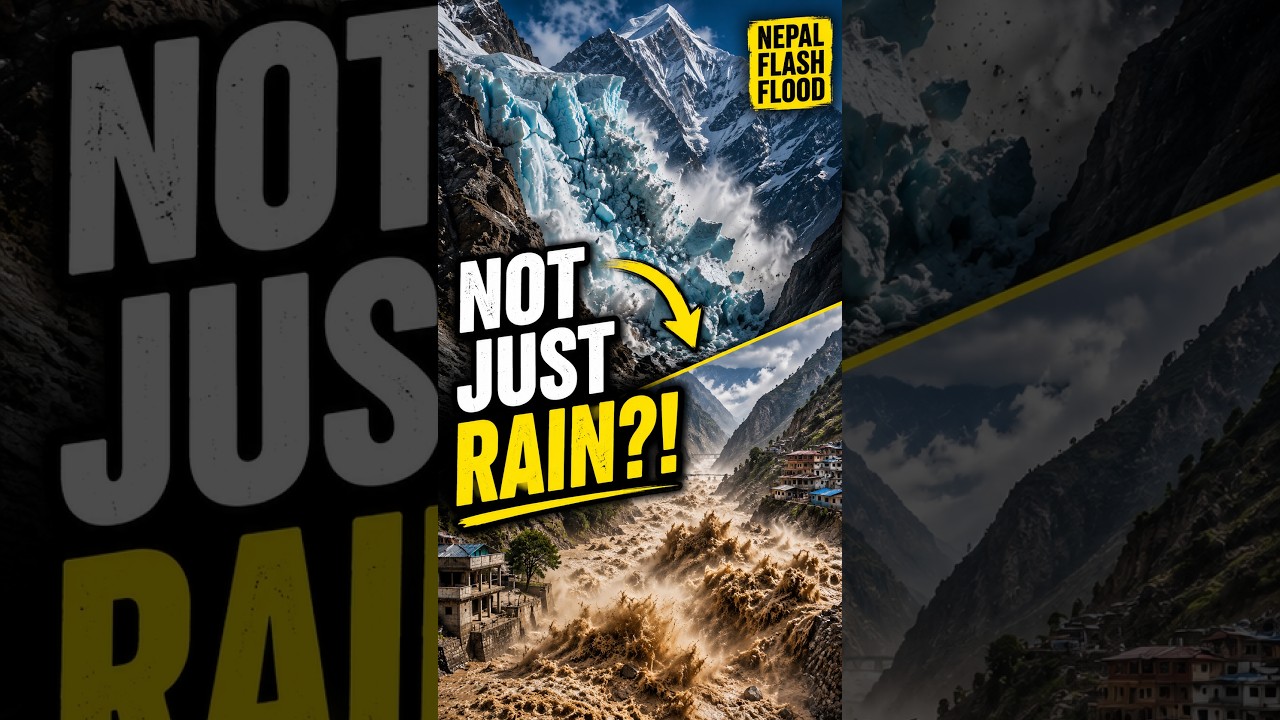 What Caused Nepal&rsquo;s WALL OF WATER?! 🌊 #shorts #flood #nepal
