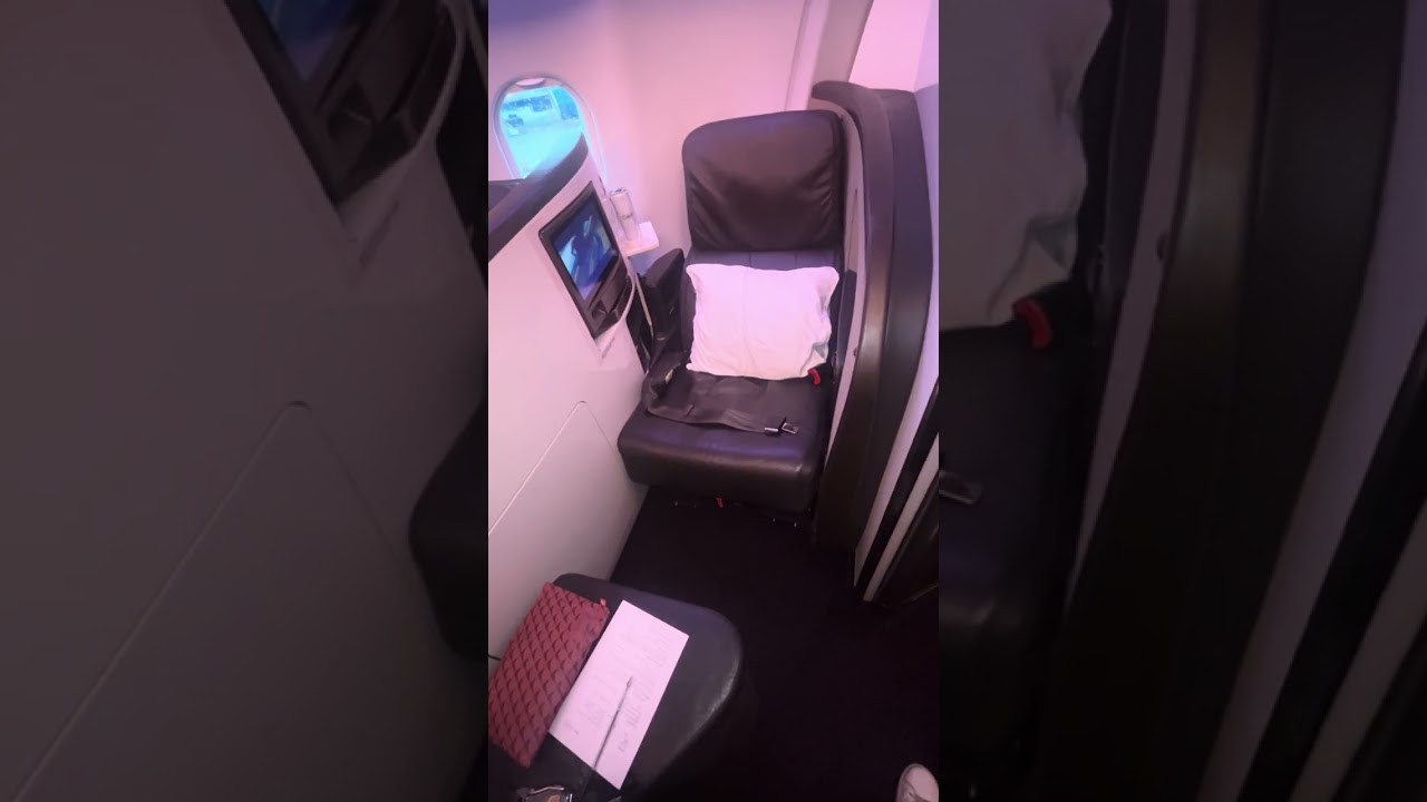 Virgin Atlantic Upper Class. The Seat